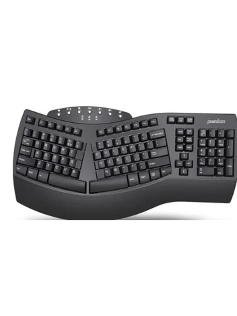 Perixx PERIBOARD-612B Wireless Ergonomic Split Keyboard Bluetooth 2.4G Black